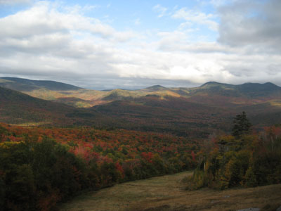 Looking down The Bondyard ski trail