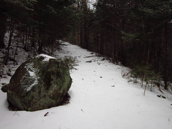 The abandoned lower Mt. Tecumseh Trail