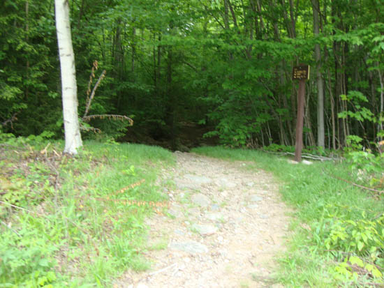 The Mt. Tecumseh Trail trailhead