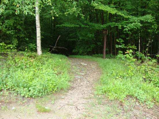 The Mt. Tecumseh Trail trailhead