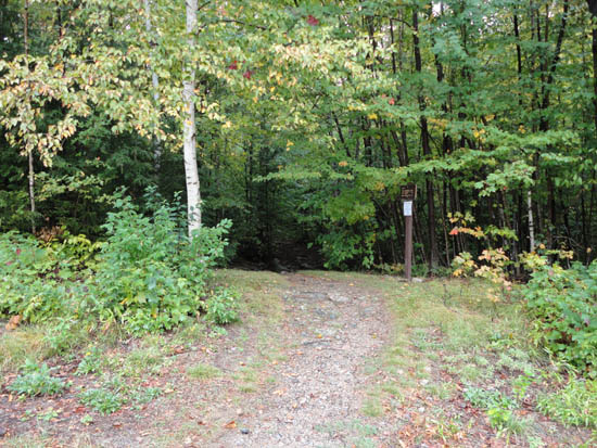 The Mt. Tecumseh Trail trailhead