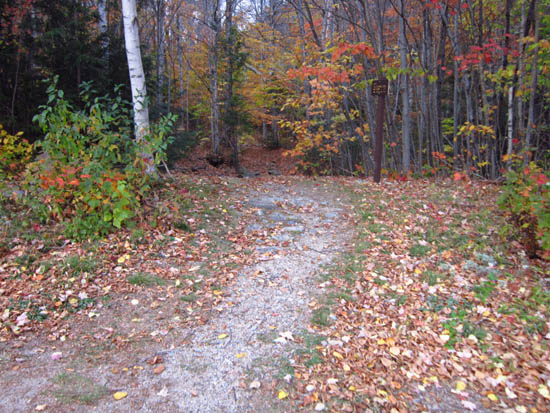 The Mt. Tecumseh Trail trailhead