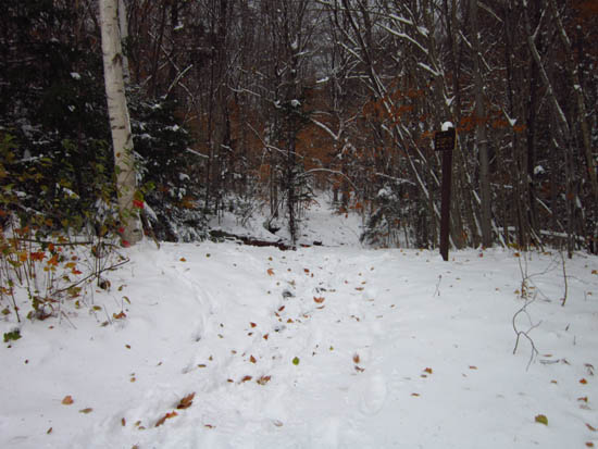 The Mt. Tecumseh Trail trailhead