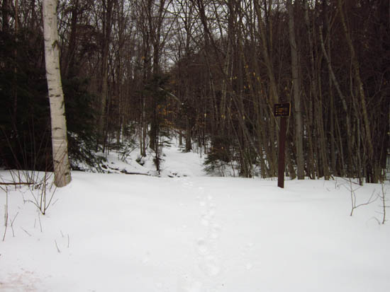 The Mt. Tecumseh Trail trailhead