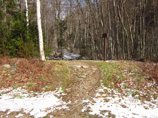 The Mt. Tecumseh Trail trailhead