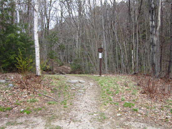 The Mt. Tecumseh Trail trailhead
