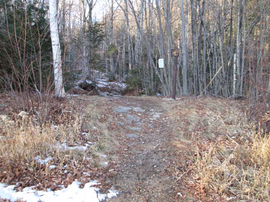 The Mt. Tecumseh Trail trailhead