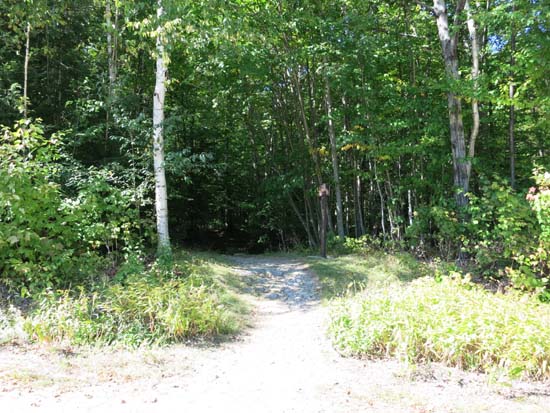 The Mt. Tecumseh Trail trailhead