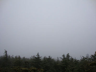Fog as seen from Northeast Cannonball - Click to enlarge