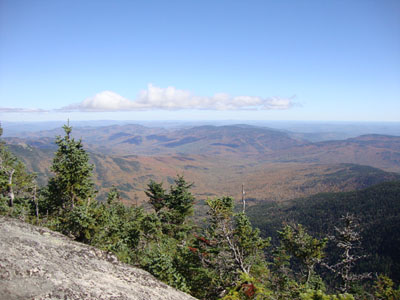 Looking into the Wild River Valley from near the summit of North Carter - Click to enlarge