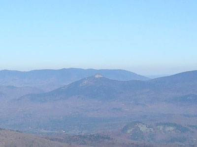 North Percy Peak (behind South Percy Peak) as seen from The Horn