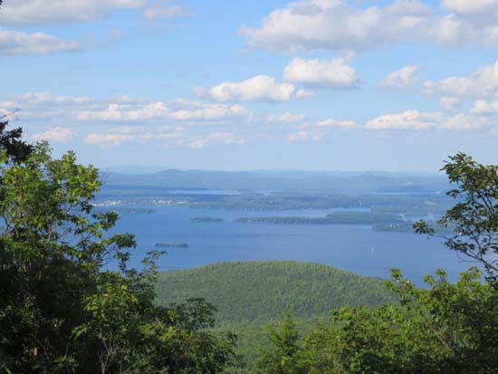 Lake Winnipesaukee as seen from near the top of North Straightback Mountain - Click to enlarge