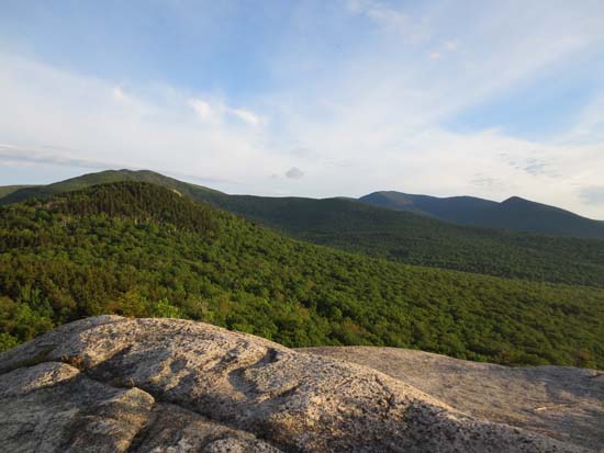 Middle Sugarloaf, Mt. Hale, and North Twin as seen from North Sugarloaf - Click to enlarge