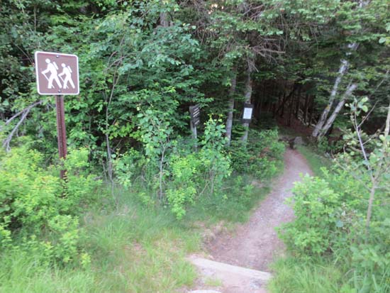 The Trestle Trail trailhead on Zealand Road