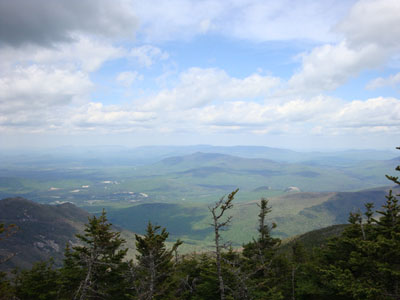 Looking north from near the summit of North Twin Mountain - Click to enlarge