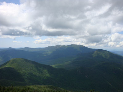 Looking Galehead, the Franconias, and Garfield from near the summit of North Twin Mountain - Click to enlarge