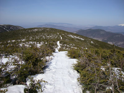 Looking down the North Twin Spur on the way to North Twin Mountain