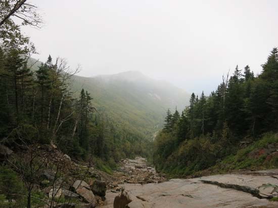 The turn in the North Twin slide