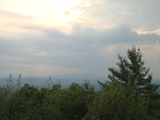 Mt. Kearsarge as seen from the Oak Hill fire tower - Click to enlarge