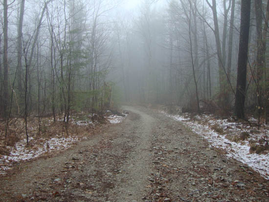 Looking down the road to Oak Hill