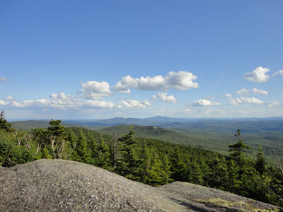 Ragged Mountain and Mt. Kearsarge as seen from near the summit of Orange Mountain - Click to enlarge