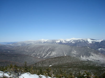 Owl's Head (center) as seen from Mt. Liberty