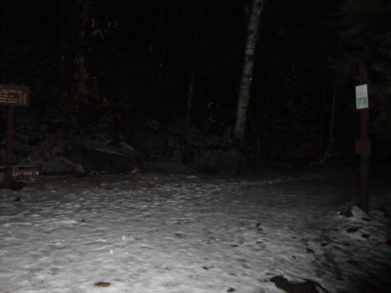The Lincoln Woods Trail trailhead