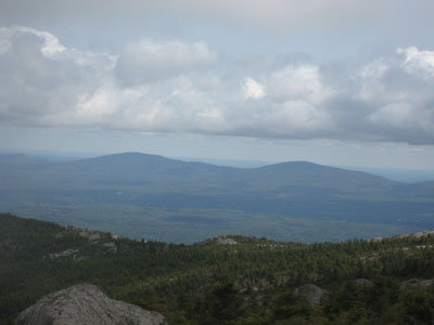 Pack Monadnock (right) as seen from Mt. Monadnock