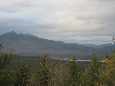 Looking north-northwest at Mt. Chocorua and Chocorua Lake from near the Page Hill summit - Click to enlarge