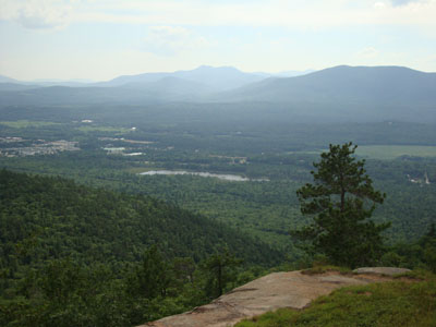 Looking at Mt. Chocorua and South Moat Mountain from Peaked Mountain - Click to enlarge