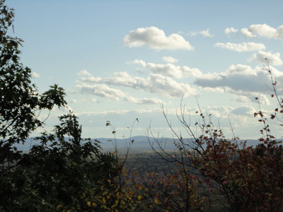 Slight views to the southwest from near the summit of Phoebes Nable Mountain - Click to enlarge