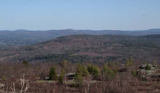 Pine Mountain as seen from Straightback Mountain