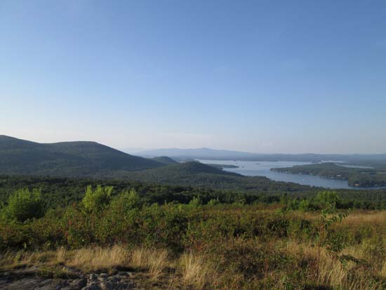 Looking at Mt. Major and Lake Winnipesaukee from Pine Mountain - Click to enlarge