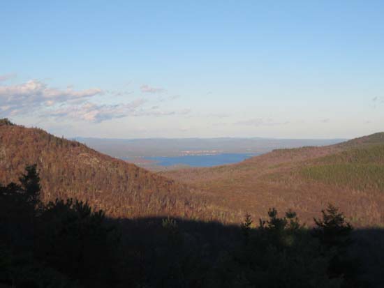 Looking at Lake Winnipesaukee from near the summit of Piper Mountain - Click to enlarge