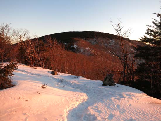 The ridge after sunrise
