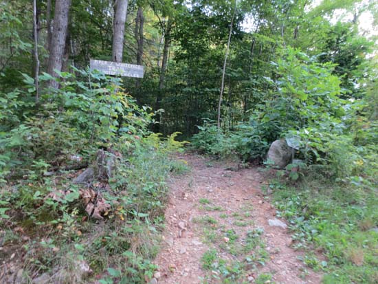 The Whiteface Mountain Trail trailhead