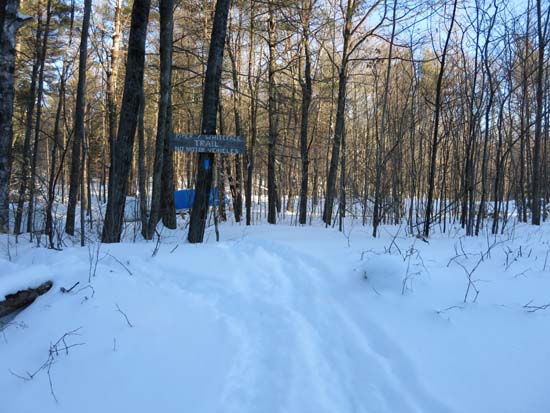 The Whiteface Mountain Trail trailhead