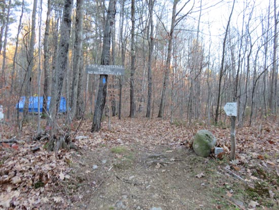 The Whiteface Mountain Trail trailhead