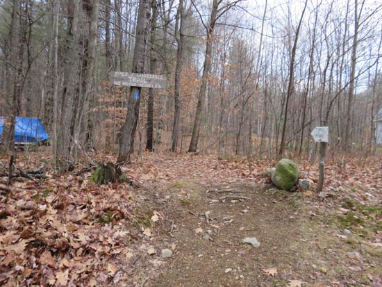 The Whiteface Mountain Trail trailhead