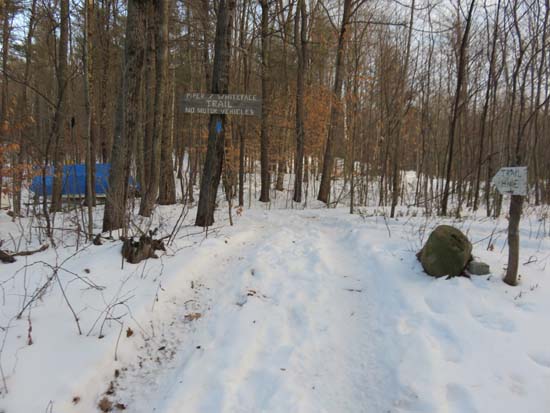 The Whiteface Mountain Trail trailhead