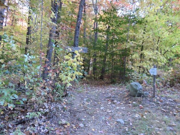 The Whiteface Mountain Trail trailhead