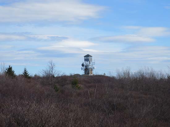 The Pitcher Mountain fire tower