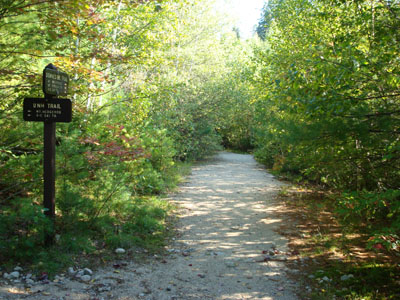 Downes Brook Trail trailhead