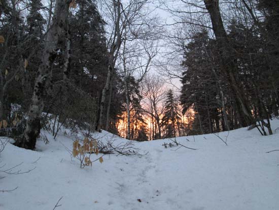 Sunset colors later in the day