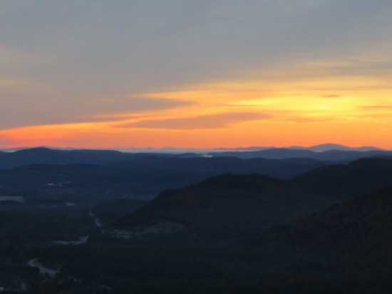 Looking toward Lake Winnipesaukee from Rattlesnake Mountain - Click to enlarge