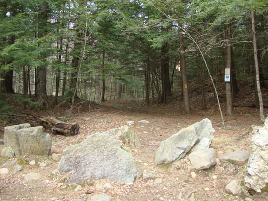 The Rattlesnake Mountain Trail trailhead on off Buffalo Road