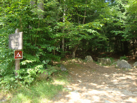 The Rattlesnake Mountain Trail trailhead on off Buffalo Road