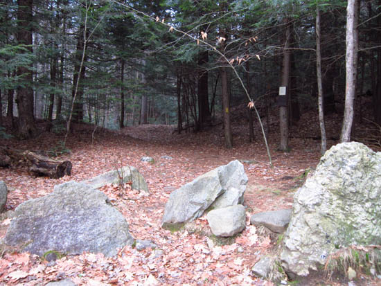 The Rattlesnake Mountain Trail trailhead on off Buffalo Road