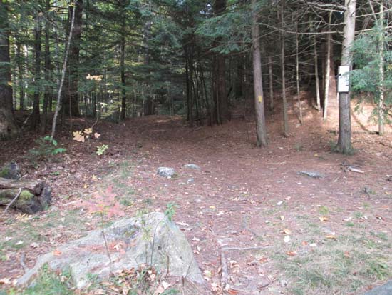 The Rattlesnake Mountain Trail trailhead on off Buffalo Road