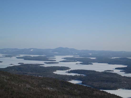The Belknaps and Lake Winnipesaukee as seen from the Red Hill fire tower - Click to enlarge
